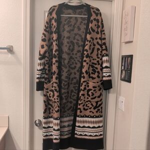 Torrid Leopard Print Open Cardigan